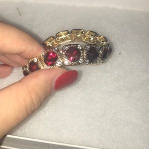 Ruby red bracelet